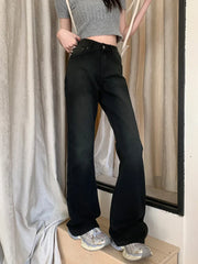Retro High Street Loose Fashion Jeans