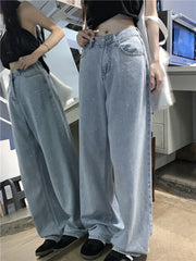 Long Retro Hot Diamond Straight Streetwear Jeans