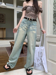 Vintage American Streetwear Oversize Jeans mit weitem Bein
