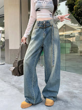 Streetwear Gürtel Do Old Wide Leg Jeans