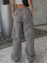 Verwaschene Vintage Baggy Cargo Jeans