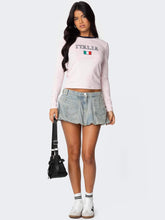 Niche retro flower bud short skirt