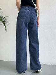 Slim High Waist Non-Stretch Jeans