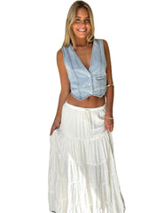 Women's Casual Denim Vest