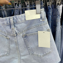 Shorts vaqueros desgastados de playa estilo streetwear