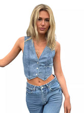 Women's Casual Denim Vest