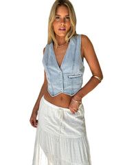 Women's Casual Denim Vest