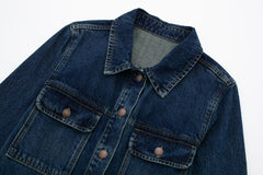 Vintage ripped men denim overall