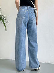 Slim High Waist Non-Stretch Jeans