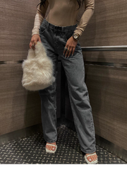 Summer High Waist Ripped Slim Jeans