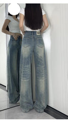 High-waisted drapey bootcut pants
