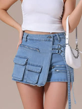 Stretch Denim Shorts