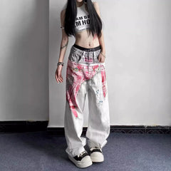 Printed Casual Jeans