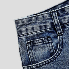 Wide-Leg Casual Jeans