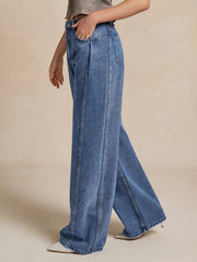 Loose Wide-Leg Jeans
