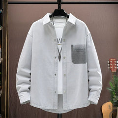 Casual Non-Hooded Jacket Top