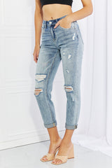 Vervet by Flying Monkey Let You Go Full Size Distressed Jeans