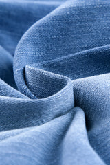 Pantalones deportivos con bolsillos de mezclilla desgastada Baeful