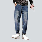 Baggy-Jeans mit Pattentasche hinten