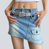 Bady con Sanded Denim Rock