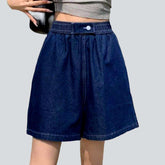 Baggy lässige Damen Jeansshorts