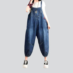 Baggy vintage women jeans jumpsuit