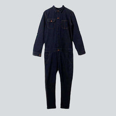 Mono vaquero holgado negro para hombre