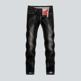 Schwarze Sanded Jeans für Herren