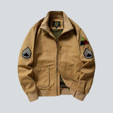 Bomber, Patchwork, Farbe, geräumige Tasche, Reißverschluss, Herrenjacke