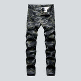 Skinny Jeans für Herren mit Camouflage-Print