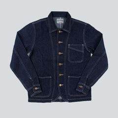 Klassische dunkelblaue Herrenjacke