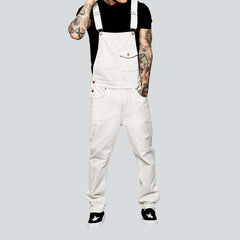 Color fashion men denim jumpsuit