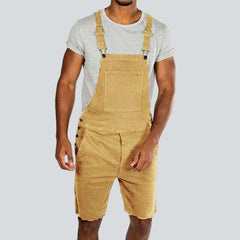 Color men denim romper