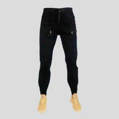 Pantalones vaqueros de cintura media para montar a caballo para hombre