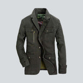 Farbe schlanke Herren Jeans Blazer