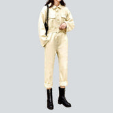 Farbiger Damen Jeans Overall