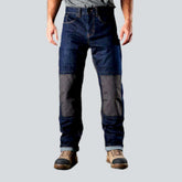 Dunkel gewaschene Arbeitsjeans für Herren