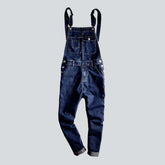 Dunkel gewaschener Jeans-Jumpsuit für Herren