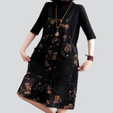 Dunkler Damen Jeans Strampler