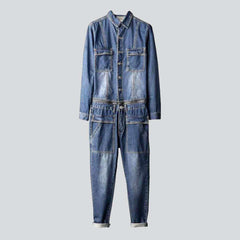 Abnehmbarer Herren-Jeansoverall aus Sandy