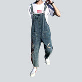 Jeans-Jumpsuit mit Used-Look für Herren