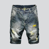 Distressed Vintage Jeansshorts für Herren