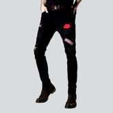 Modische Jeans mit mittlerer Taille für Herren