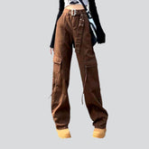 Mode Frauen Farbe Jeans