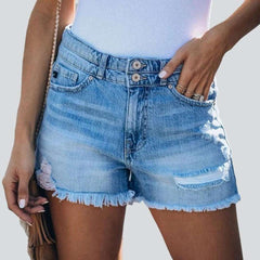 Modische zerrissene Shorts für Damen