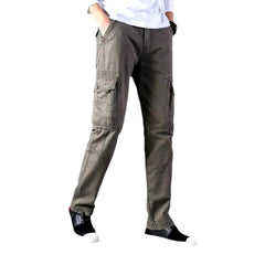 Pantalones vaqueros de color de cintura media para hombre