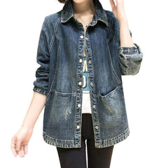 Vintage denim jacket for women