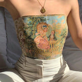 Queen of Versailles Vintage Korsett-Oberteil mit Schnürung