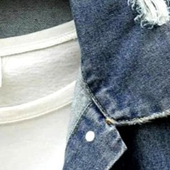 Chaqueta vaquera de mujer de gran tamaño