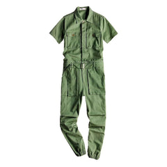 Mono vaquero de manga corta para hombre